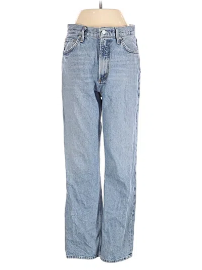 Pre-owned Agolde Jeans In Blue