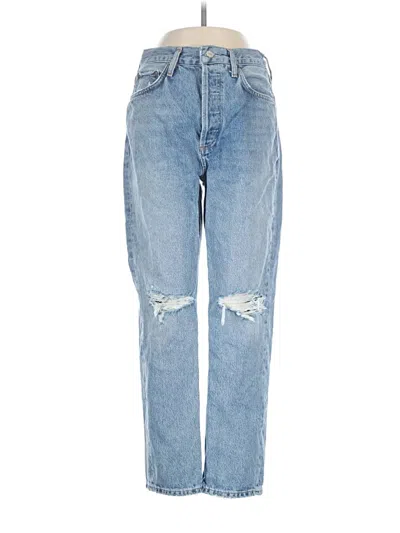 Pre-owned Agolde Jeans In Blue