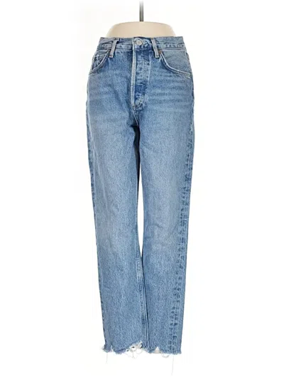 Pre-owned Agolde Jeans In Blue