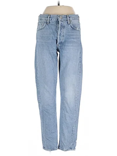 Pre-owned Agolde Jeans In Blue