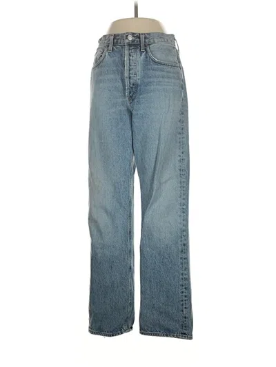 Pre-owned Agolde Jeans In Blue