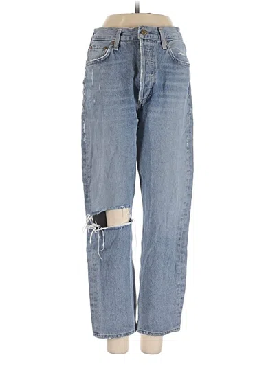 Pre-owned Agolde Jeans In Blue
