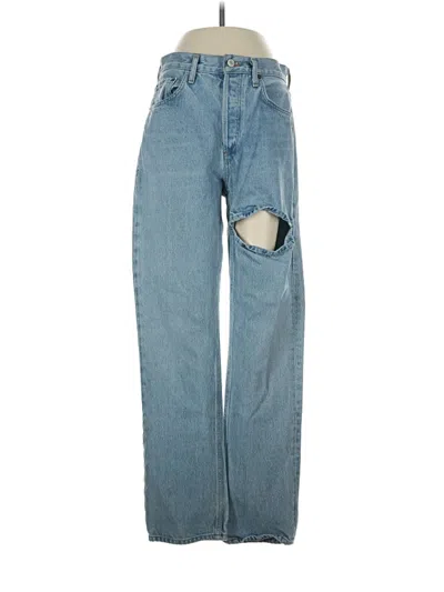 Pre-owned Agolde Jeans In Blue