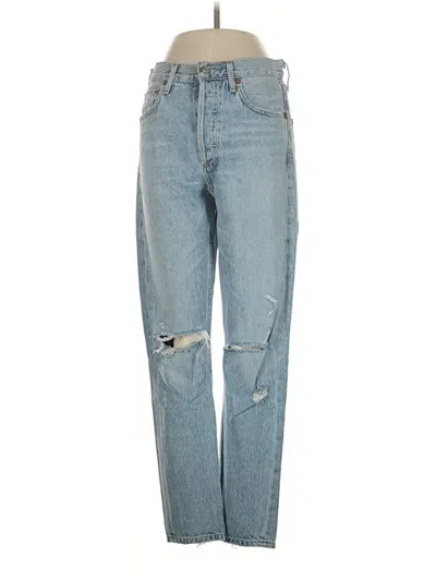 Pre-owned Agolde Jeans In Blue
