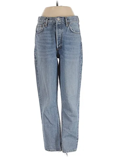 Pre-owned Agolde Jeans In Blue