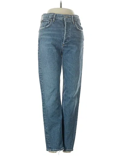Pre-owned Agolde Jeans In Blue