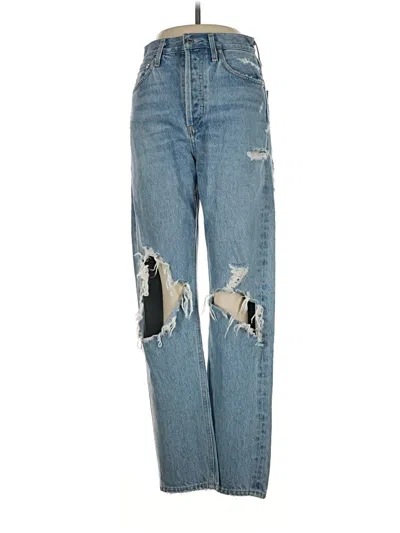 Pre-owned Agolde Jeans In Blue