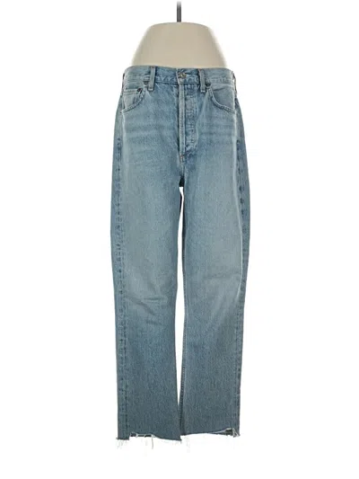 Pre-owned Agolde Jeans In Blue