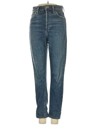 Pre-owned Agolde Jeans In Blue