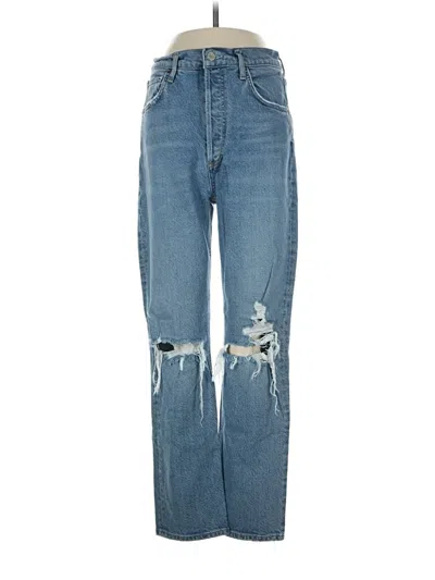 Pre-owned Agolde Jeans In Blue