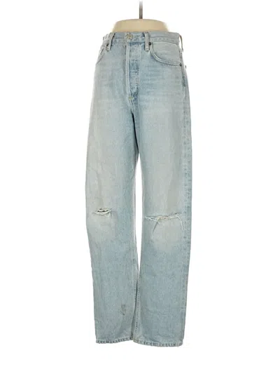 Pre-owned Agolde Jeans In Blue