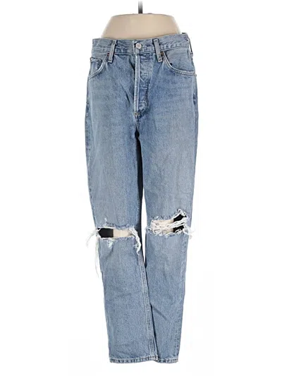 Pre-owned Agolde Jeans In Blue