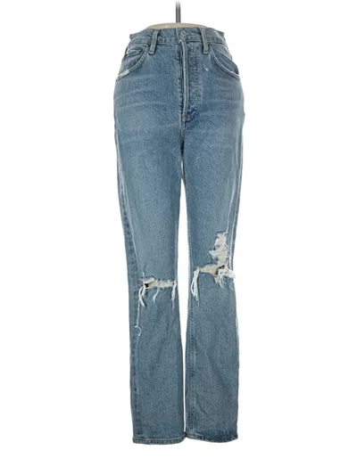 Pre-owned Agolde Jeans In Blue
