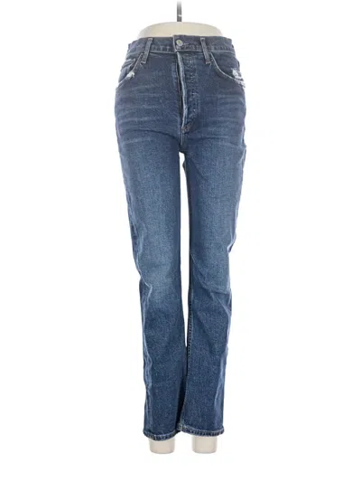 Pre-owned Agolde Jeans In Blue