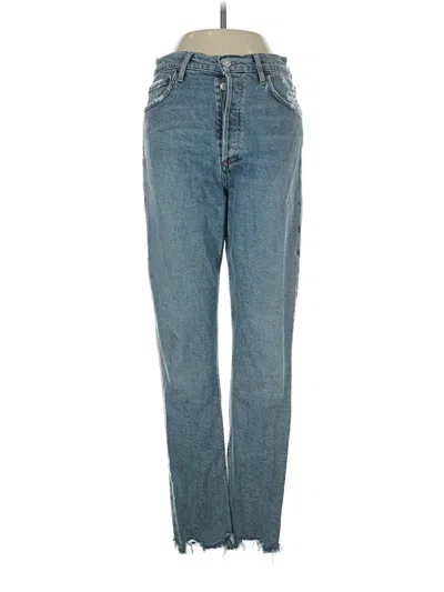 Pre-owned Agolde Jeans In Blue