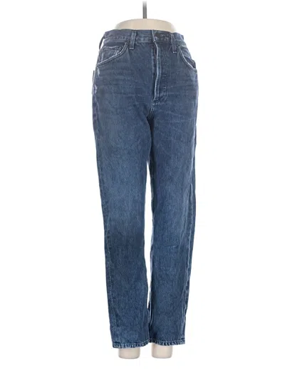 Pre-owned Agolde Jeans In Blue