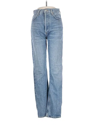 Pre-owned Agolde Jeans In Blue