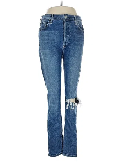 Pre-owned Agolde Jeans In Blue