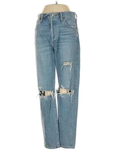 Pre-owned Agolde Jeans In Blue