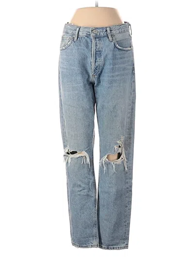 Pre-owned Agolde Jeans In Blue