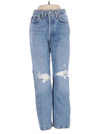 Pre-owned Agolde Jeans In Blue