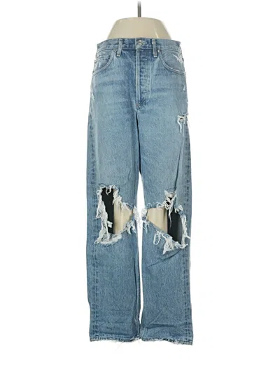 Pre-owned Agolde Jeans In Blue