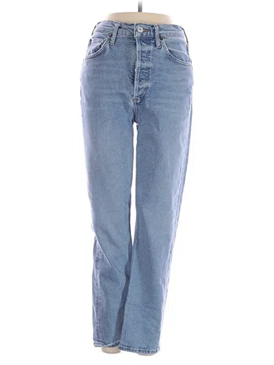 Pre-owned Agolde Jeans In Blue