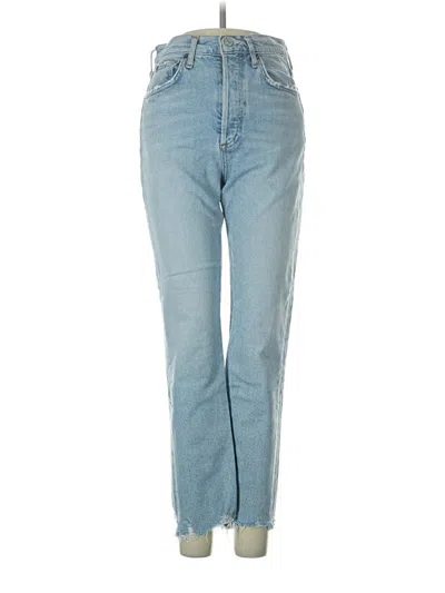 Pre-owned Agolde Jeans In Blue