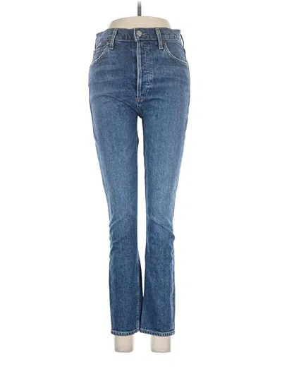Pre-owned Agolde Jeans In Blue