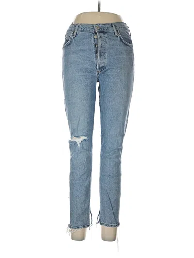 Pre-owned Agolde Jeans In Blue