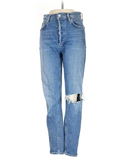 Pre-owned Agolde Jeans In Blue