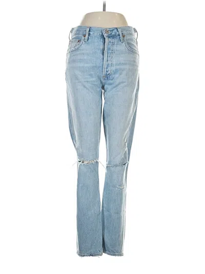 Pre-owned Agolde Jeans In Blue