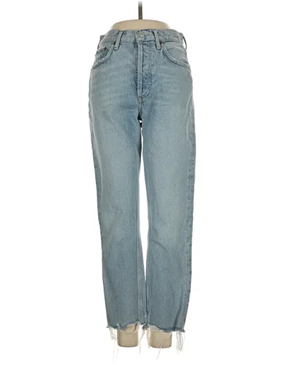 Pre-owned Agolde Jeans In Blue