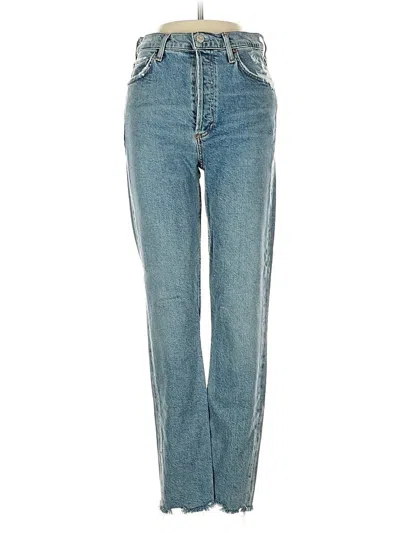 Pre-owned Agolde Jeans In Blue