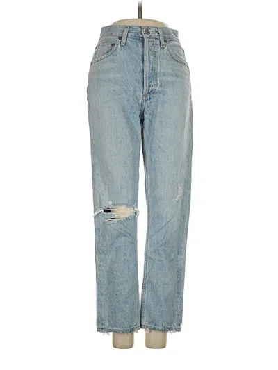 Pre-owned Agolde Jeans In Blue