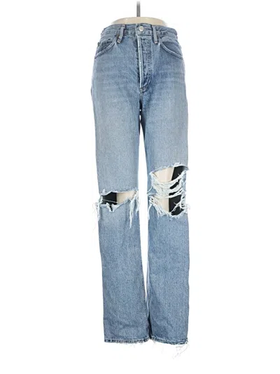 Pre-owned Agolde Jeans In Blue