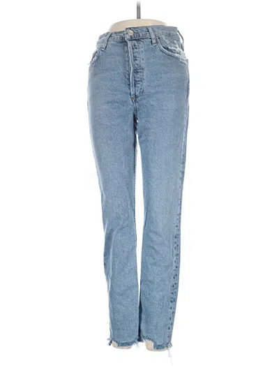 Pre-owned Agolde Jeans In Blue