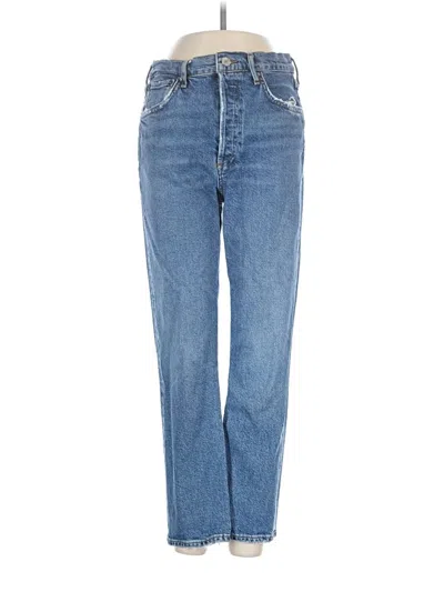 Pre-owned Agolde Jeans In Blue