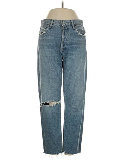 Pre-owned Agolde Jeans In Blue