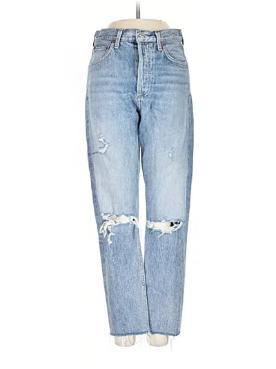 Pre-owned Agolde Jeans In Blue