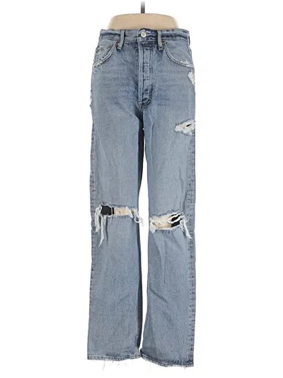 Pre-owned Agolde Jeans In Blue