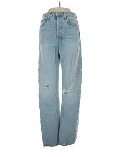 Pre-owned Agolde Jeans In Blue