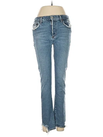 Pre-owned Agolde Jeans In Blue