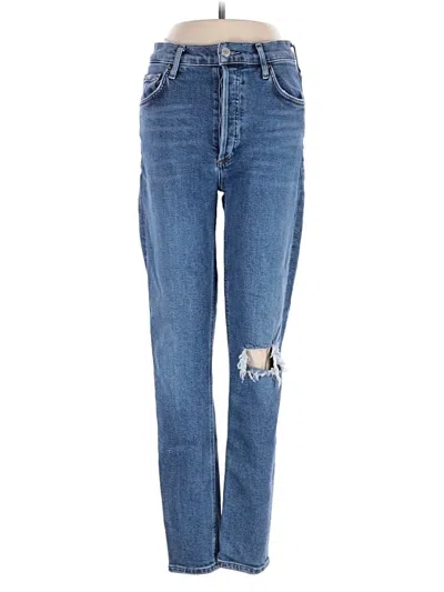 Pre-owned Agolde Jeans In Blue