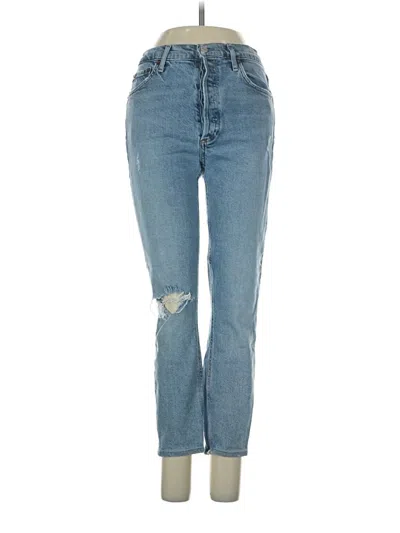 Pre-owned Agolde Jeans In Blue