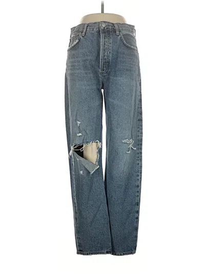 Pre-owned Agolde Jeans In Blue
