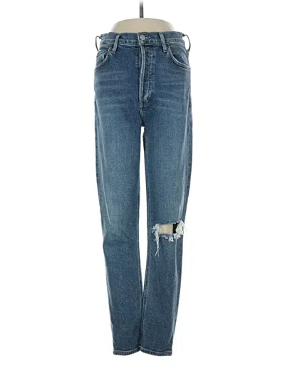 Pre-owned Agolde Jeans In Blue
