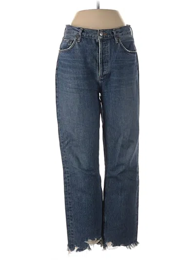 Pre-owned Agolde Jeans In Blue