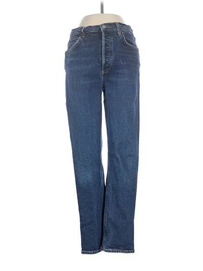 Pre-owned Agolde Jeans In Blue