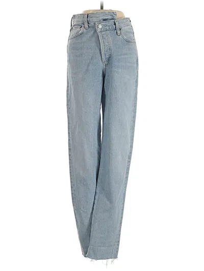 Pre-owned Agolde Jeans In Blue